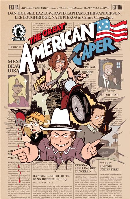 AMERICAN CAPER #12 (CVR C) (CAROLINE CASH) (MR)