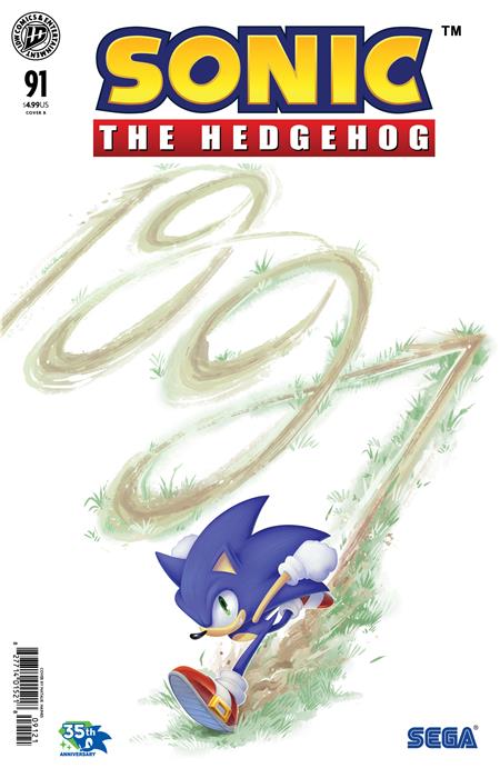 SONIC THE HEDGEHOG #91 VARIANT B (HAINES)