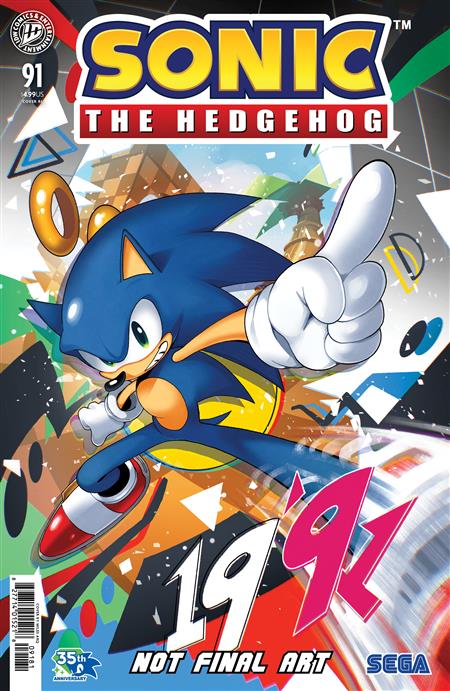 SONIC THE HEDGEHOG #91 VARIANT RI 1:50 (ARQ)
