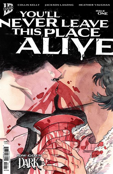 YOU'LL NEVER LEAVE THIS PLACE ALIVE #1 VARIANT C (BEEM IDW GOES DARK VARIANT) (MR)