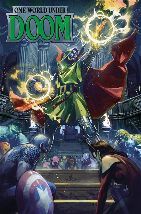ONE WORLD UNDER DOOM OMNIBUS HC BEN HARVEY COVER
