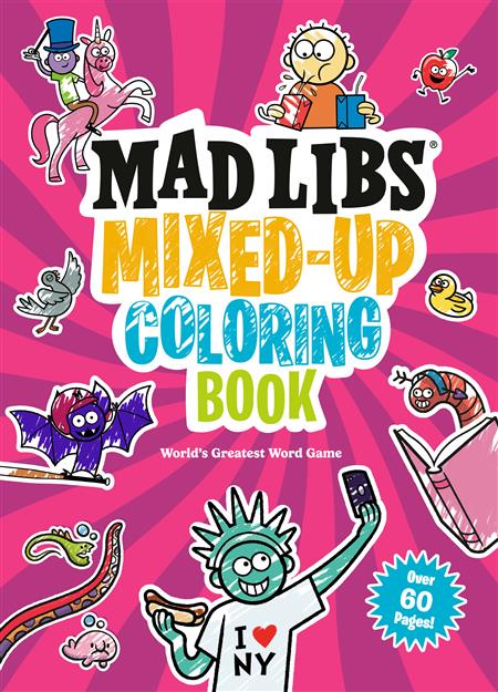 MAD LIBS MIXED-UP COLORING BOOK TP