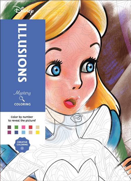 DISNEY MYSTERY COLORING ILLUSIONS TP
