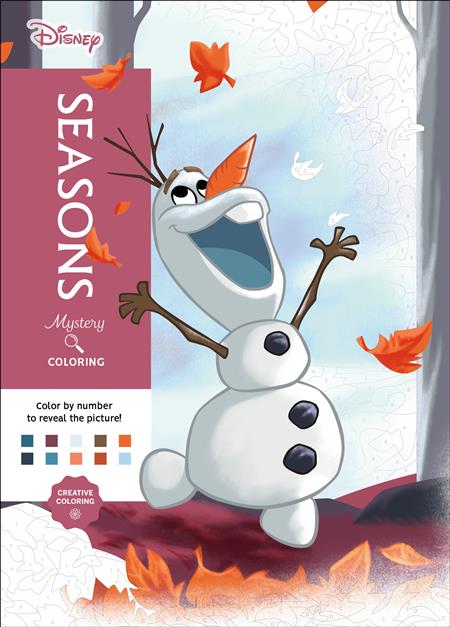 DISNEY MYSTERY COLORING SEASONS TP