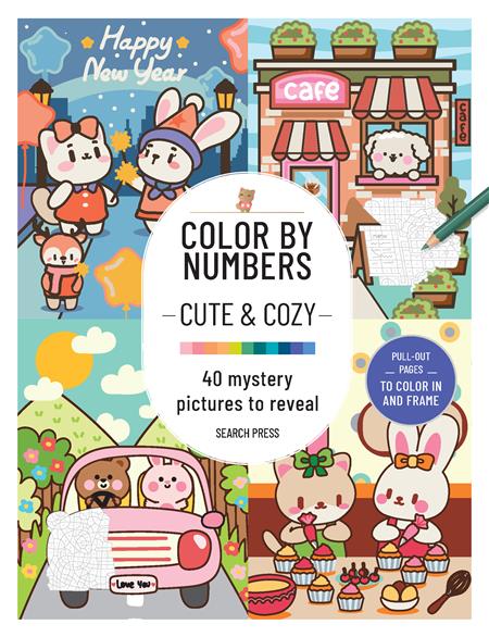 COLOR BY NUMBERS CUTE AND COZY TP