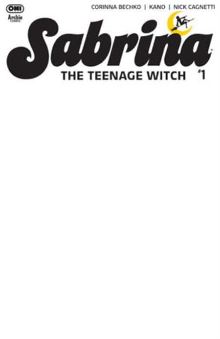 SABRINA THE TEENAGE WITCH #1 CVR E BLANK SKETCH VAR