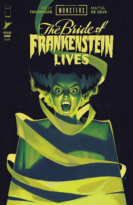 UNIVERSAL MONSTERS BRIDE OF FRANKENSTEIN LIVES #1 (OF 4) CVR H INC 1:100 DAVID TALASKI FOIL VAR
