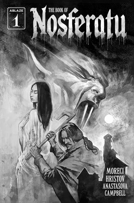 BOOK OF NOSFERATU #1 (OF 4) CVR B TODOR HRISTOV B&W VAR (MR) Previously offered through Diamond. Never fulfilled.