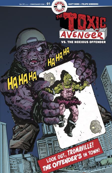 TOXIC AVENGER VS THE NOXIOUS OFFENDER #1 (OF 5) CVR B 3 COPY GREG SCOTT CLASSIC COVERS HOMAGE UNLOCK VAR (MR)
