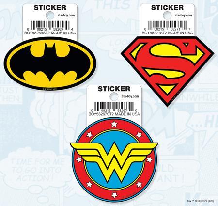 ATA-BOY DC LOGO 9 STICKER PACK (NET)