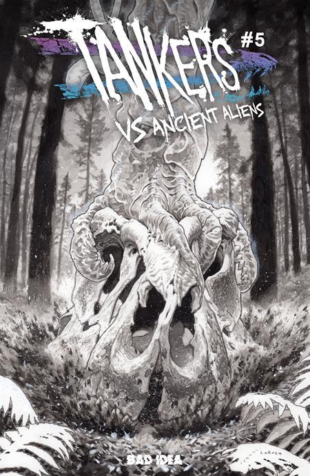 TANKERS VS ANCIENT ALIENS #5 (OF 5) CVR D INC 1:20 LEWIS LAROSA B&W VAR