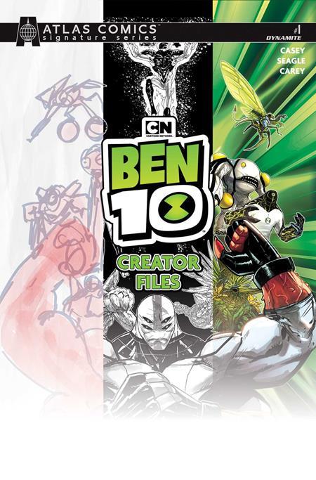 BEN 10 #1 CREATOR FILES (ONE SHOT) CVR C ROBERT CAREY ATLAS EDITION SIGNED BY JOE CASEY VAR