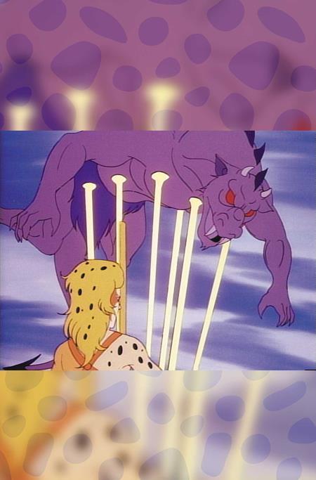 THUNDERCATS CHEETARA #2 CVR I INC 1:10 ANIMATION ART VIRGIN VAR