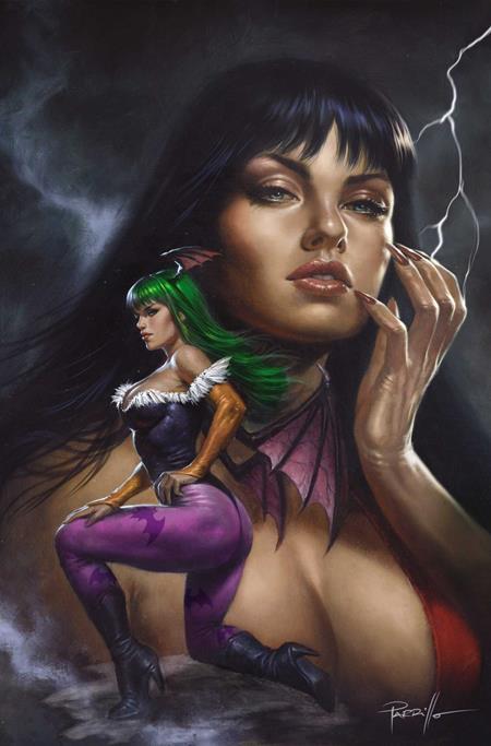 VAMPIRELLA VS DARKSTALKERS SPECIAL #1 (ONE SHOT) CVR H LUCIO PARRILLO LTD VIRGIN VAR