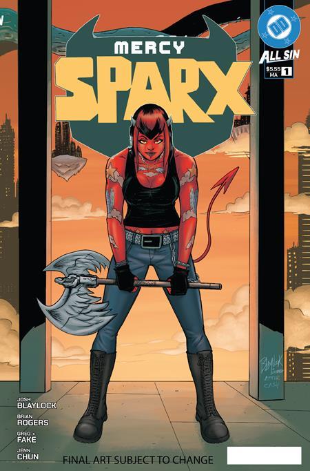MERCY SPARX HEAVENS DEVIL #1 CVR E INC 1:10 JOSH BLAYLOCK BRIAN ROGERS ABSOLUTELY HOMAGE VAR (MR)
