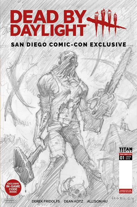 DEAD BY DAYLIGHT THE HILLBILLY #1 SDCC EXCLUSIVE ALEX HORLEY CARDSTOCK INKS VAR (MR) Limited To 450 Copies Allocations May Occur