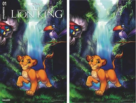 LION KING #1 CVRS W & X SUKESHA RAY TRADE & VIRGIN DYNAMITE COM EXCLUSIVE SET (BUNDLE OF 2) VAR