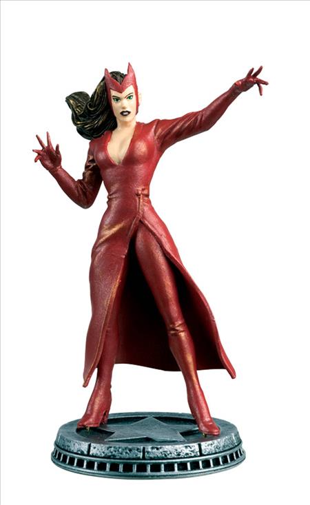 MARVEL CHESS FIG COLL MAG #29 SCARLET WITCH WHITE PAWN (C: 0