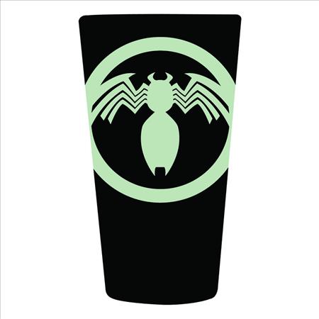 VENOM GLOW IN THE DARK PINT GLASS (C: 1-1-2)