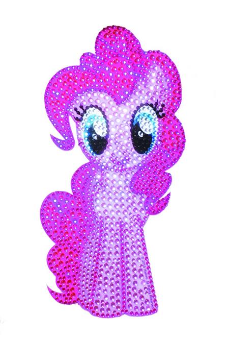 MLP CRYSTAL STUDDED PINKIE PIE LARGE DECAL (C: 1-1-1)