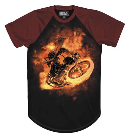 GHOST RIDER FLAME WHIP PX BLACK T/S LG (C: 1-1-1)