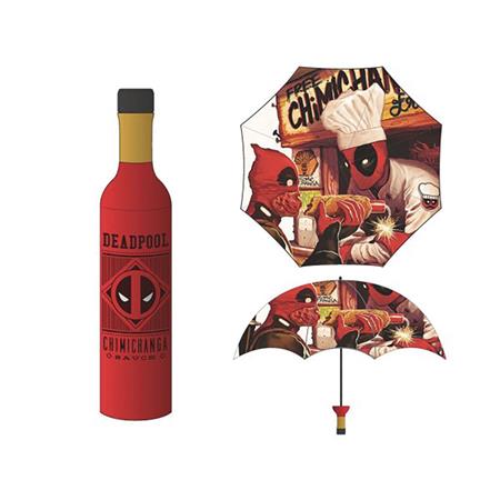 MARVEL DEADPOOL CHIMICHANGA BOTTLE UMBRELLA (C: 1-0-2)