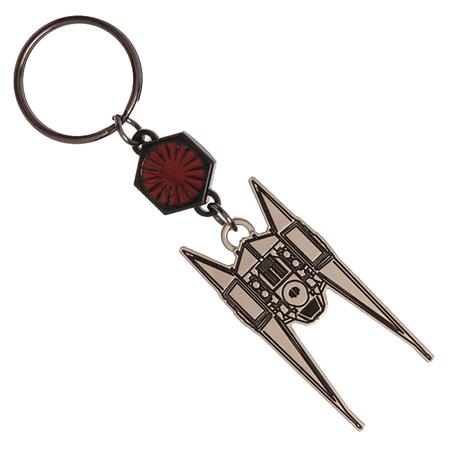 STAR WARS E8 FIRST KYLO REN TIE SILENCER DANGLE KEYCHAIN (C: