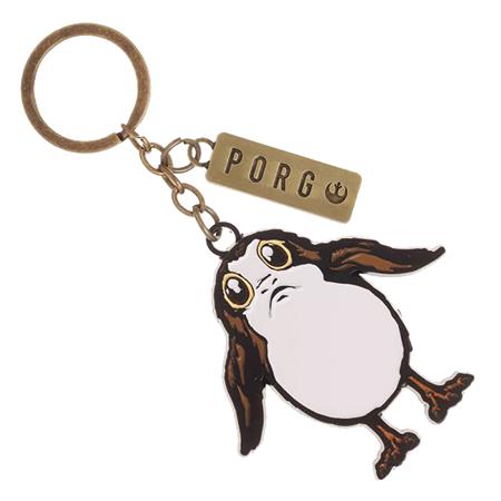 STAR WARS E8 PORG METAL ENAMEL KEYCHAIN (C: 1-0-2)