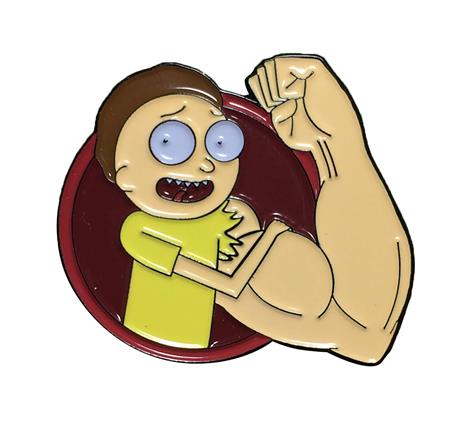 RICK AND MORTY BUFF ARM MORTY LAPEL PIN (C: 1-0-2)