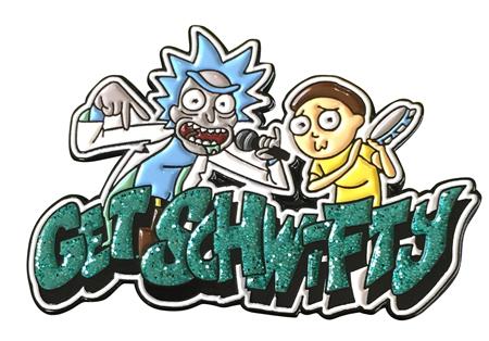 RICK AND MORTY GET SCHWIFTY LAPEL PIN (C: 1-0-2)