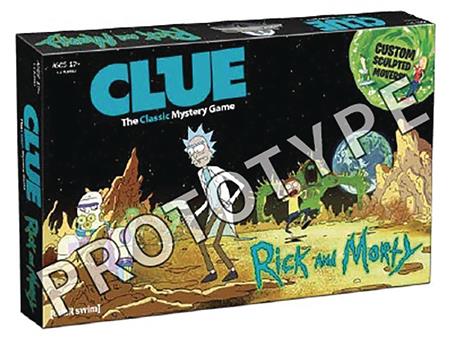 CLUE RICK AND MORTY BACK IN BLACKOUT BOARD GAME (Net) (C: 1-
