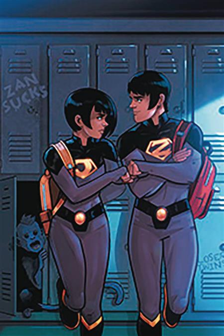 DF WONDER TWINS #1 SGN RUSSELL (C: 0-1-2)