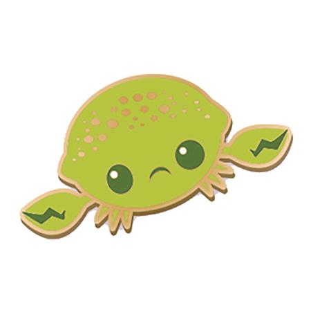 INKI-DROP LIME CRAB ENAMEL PIN (C: 1-1-2)