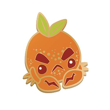 INKI-DROP ORANGE CRAB ENAMEL PIN (C: 1-1-2)