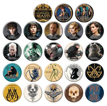 FANTASTIC BEASTS CRIME OF GRINDELWALD 144PC BUTTON DIS (C: 1