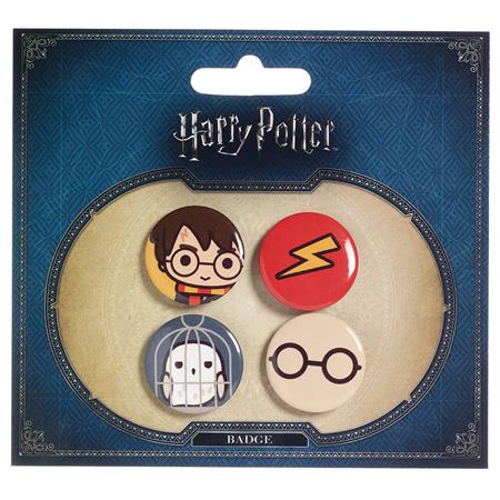 HARRY POTTER AND HEDWIG BUTTON SET (C: 1-1-2)