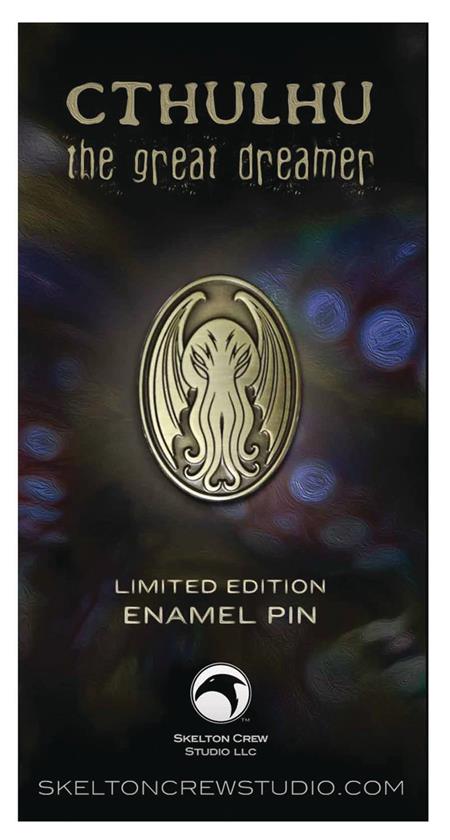 CTHULHU GREAT DREAMER LIMITED EDITION ENAMEL PIN (C: 1-1-2)