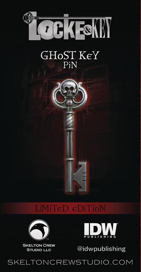 LOCKE & KEY GHOST KEY LIMITED EDITION ENAMEL PIN (C: 1-1-2)