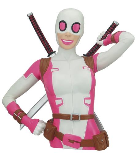 MARVEL GWENPOOL PVC BUST BANK (C: 1-1-2)