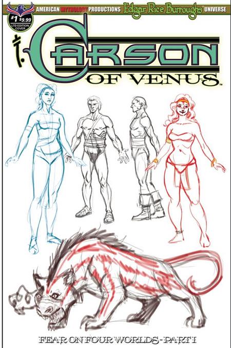 CARSON OF VENUS FEAR ON FOUR WORLDS #1 SPECIAL LTD ED CHARAC