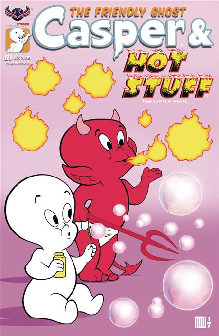 CASPER AND HOT STUFF #1 WOLFER BUBBLES CVR