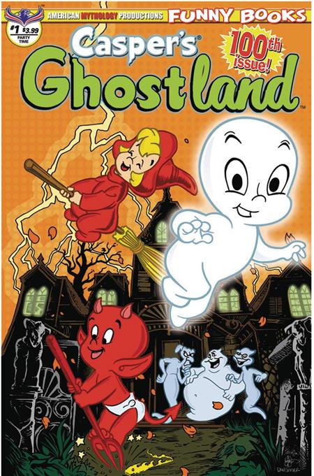 CASPERS GHOSTLAND #1 100TH ISSUE ANNIVERSARY PARTY TIME CVR