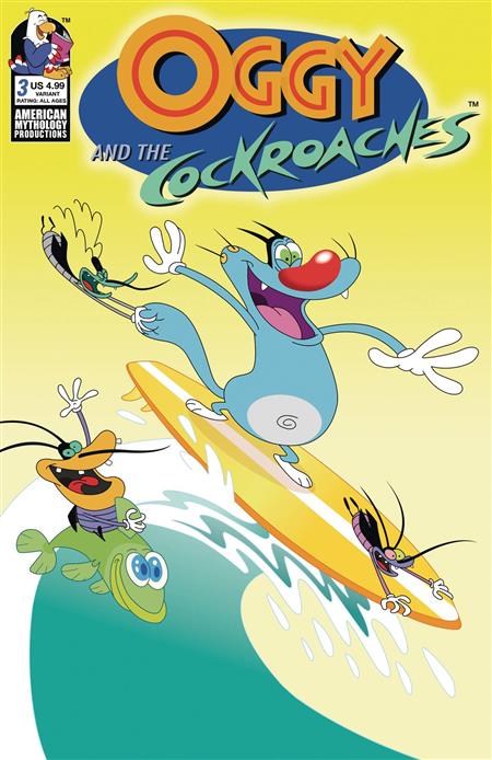 Oggy & The Cockroaches #3 Cvr B Surfing Roaches - Discount Comic Book  Service