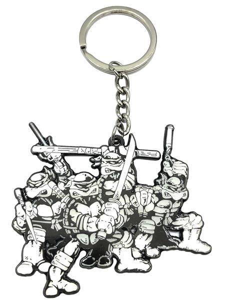 TMNT MIRAGE COMICS ISSUE #1 ALL FOUR TURTLES KEYCHAIN (C: 1-
