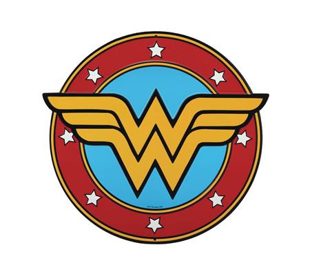 DC WONDER WOMAN LOGO DIE CUT TIN SIGN (C: 1-1-2)