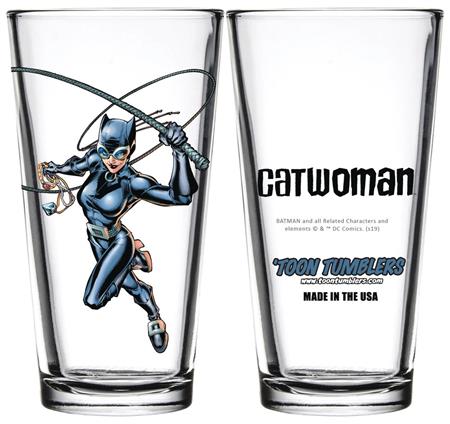 TOON TUMBLERS DC CATWOMAN PINT GLASS (C: 0-1-1)