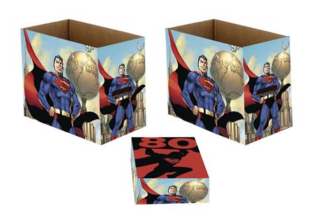 DC SUPERMAN 80 5PK SHORT COMIC STORAGE BOX (C: 1-1-2)