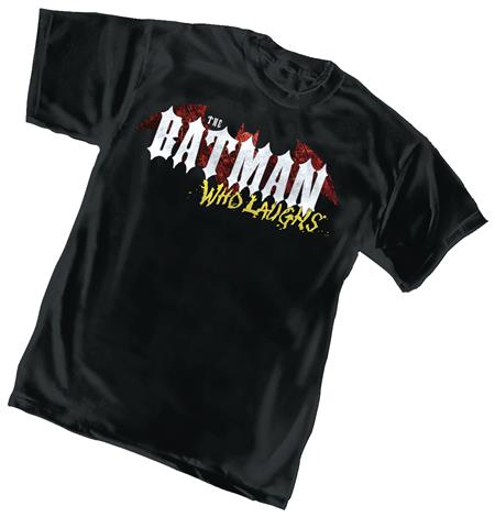 BATMAN WHO LAUGHS LOGO T/S LG (C: 1-1-0)