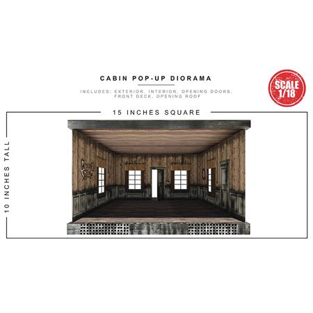 EXTREME SETS CABIN POP UP 1/18 SCALE DIORAMA (Net) (C: 1-1-0