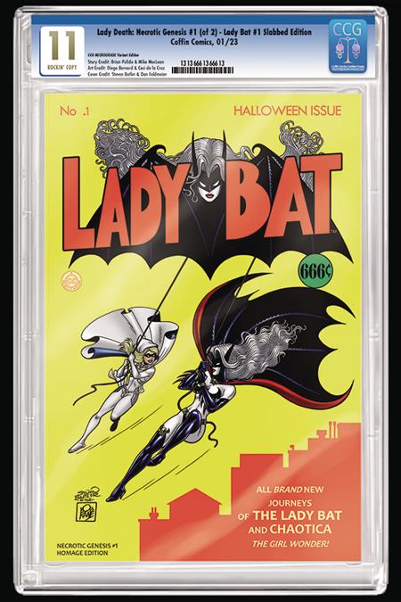 LADY DEATH NECROTIC GENESIS #1 (OF 2) LADY BAT SLABBED ED (M